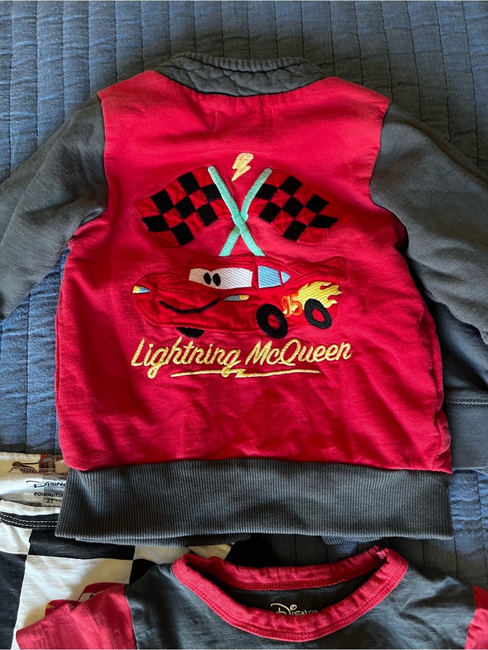 Disney Cars Lightning McQueen Monica + Andy Capsule Collection 5 Pieces Size 2T